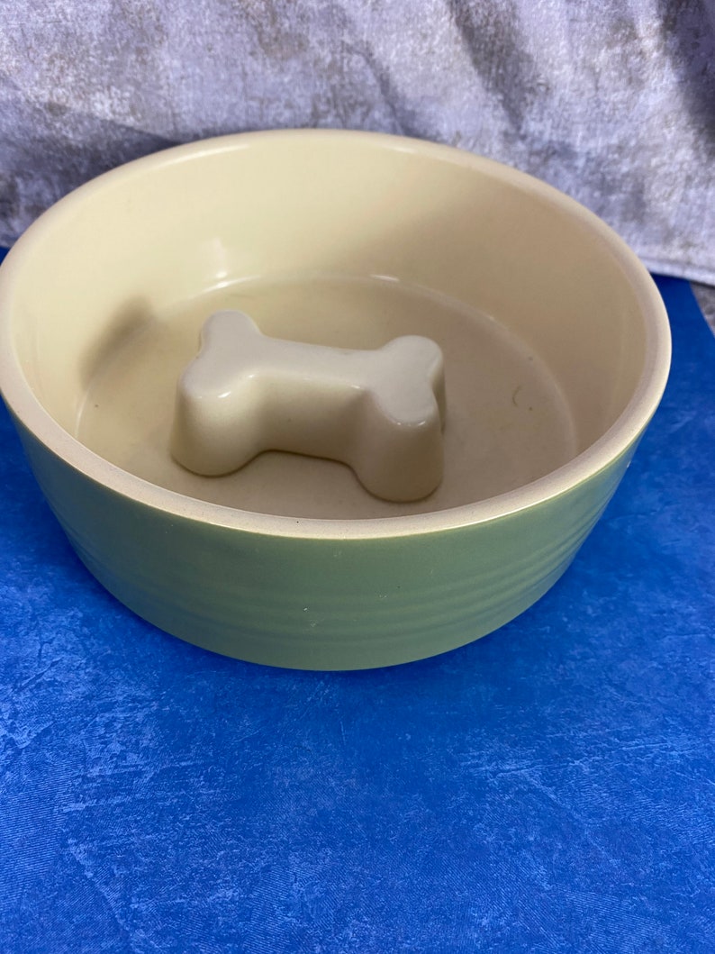 Top Paw Ceramic Dog Dishes 2 Available olive Greenblack Etsy