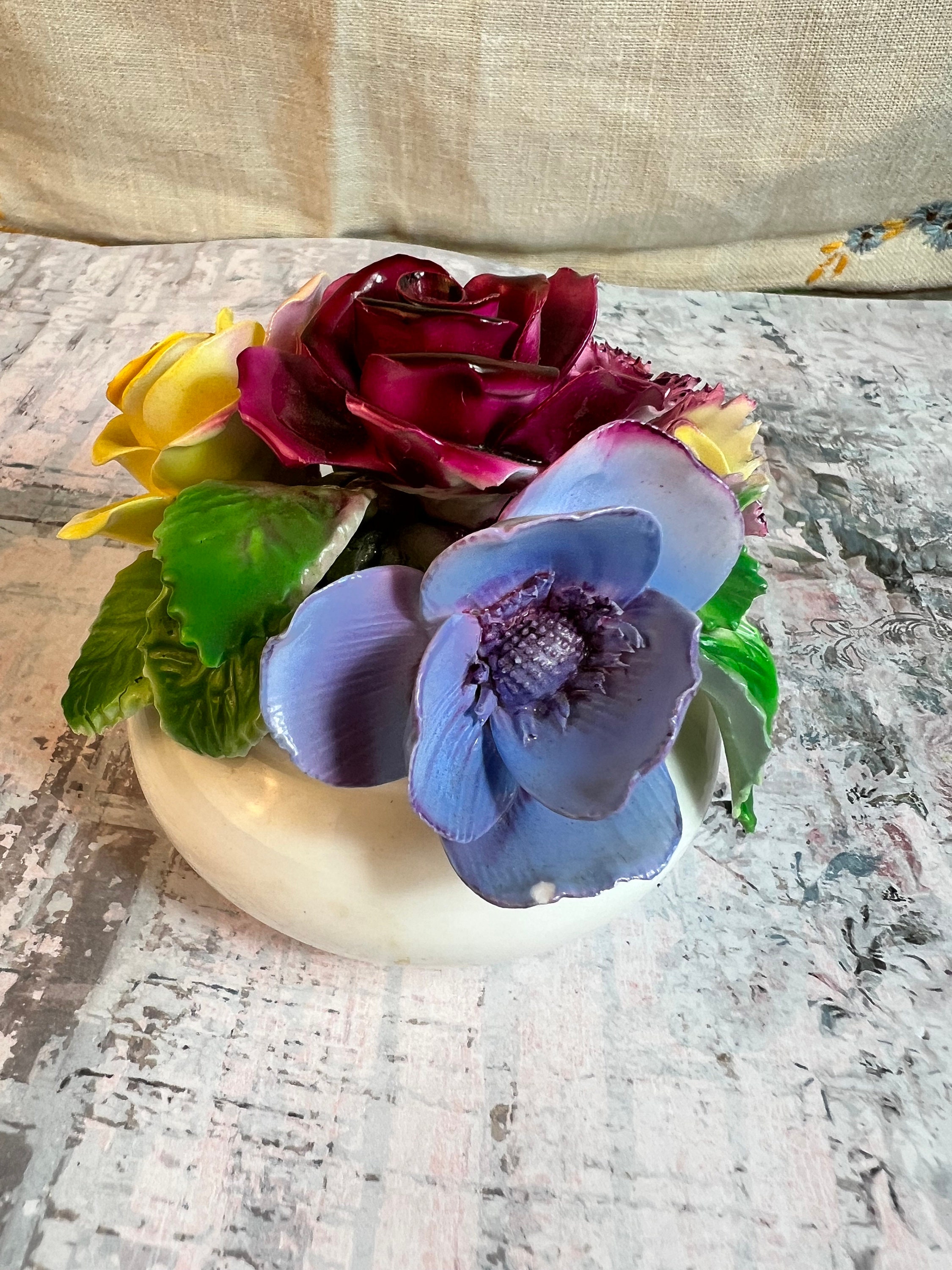 薔薇一輪 BONE CHINA Royal Malvern Fine Bone China Flower Bouquet Made in England in