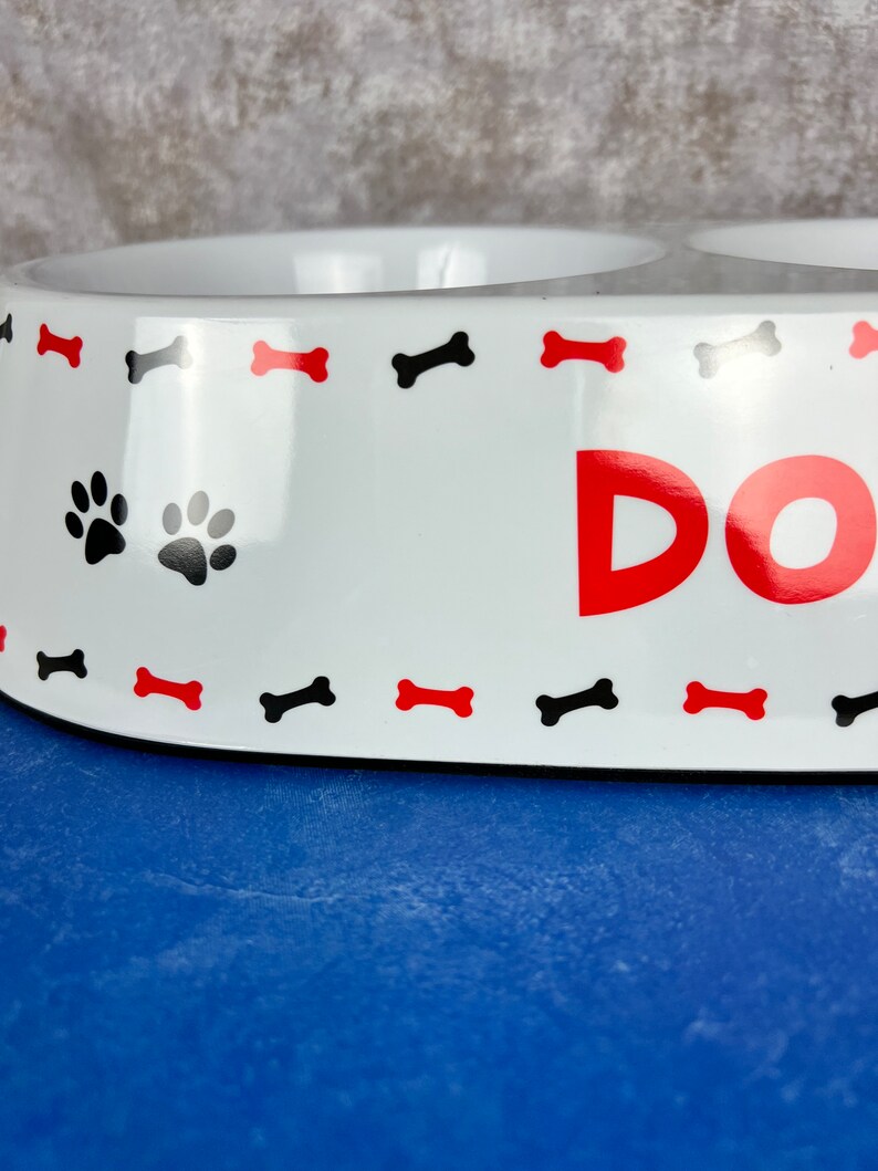 Top Paw DOG Double Diner Dog Bowl 60 FL Oz melamine Etsy