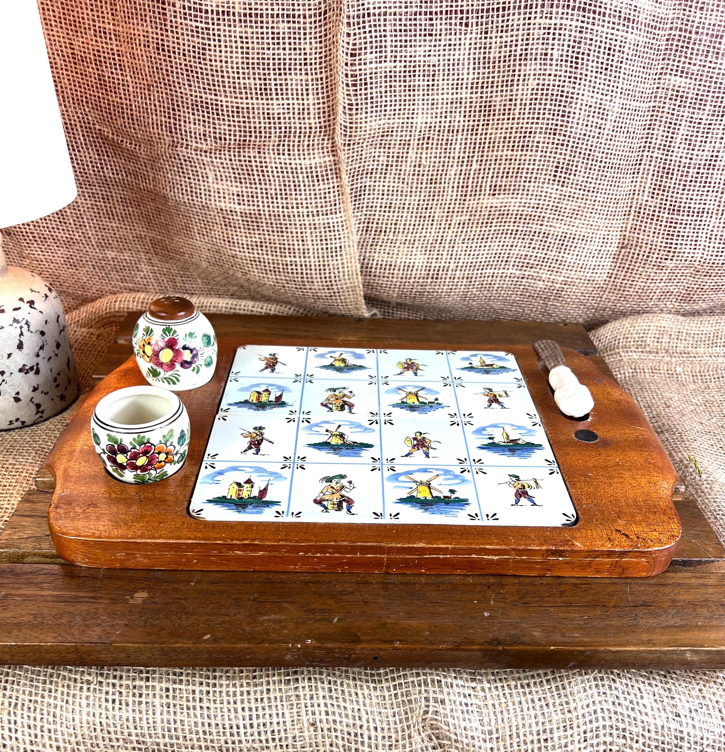 Vintage Dutch Cheese Board - Etsy
