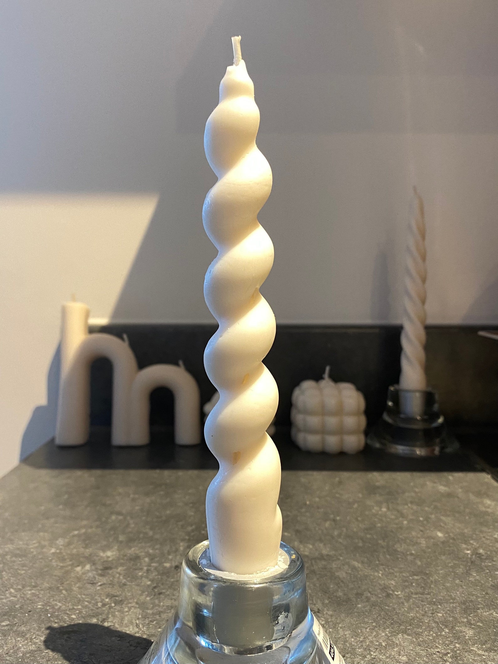 Handmade twisted long candle 100 soy New scents available Etsy