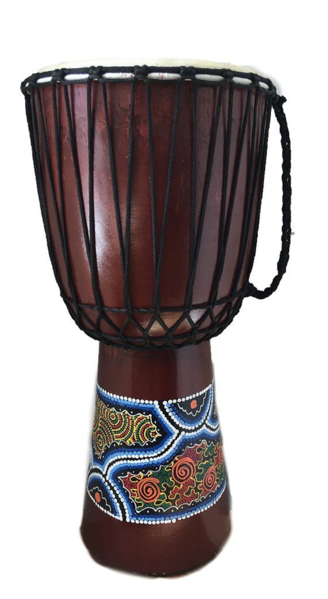 Djembe Trommel handgeschnitzt Instrument afrikanische Etsy.de