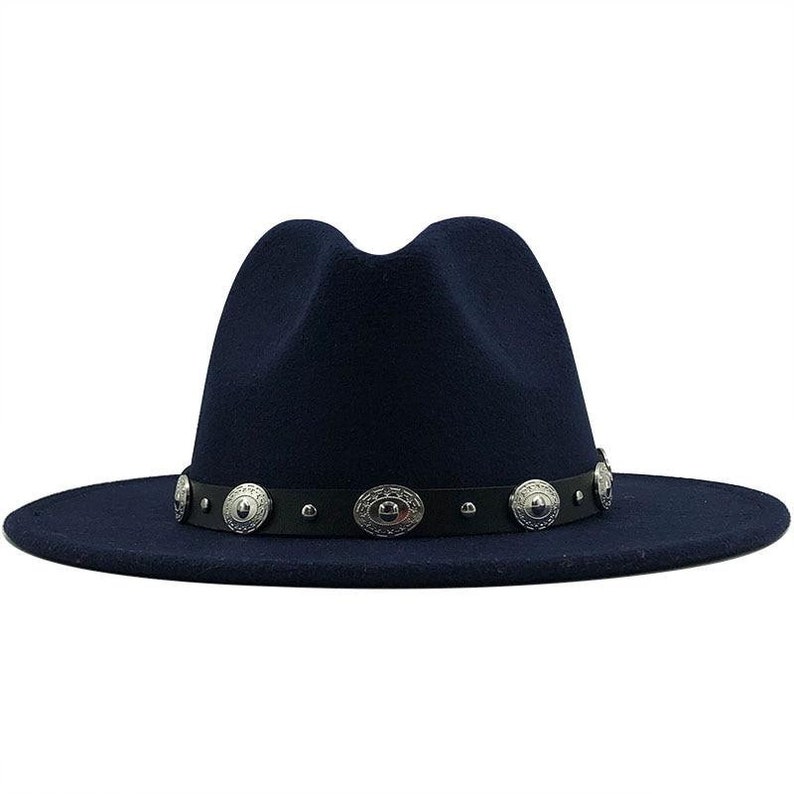 British Fedora Hat Men Women Fashion Jazz Hat Fedoras Chapeau Church hat High Quality Wool Felt Trilby Fedora Hat With Leather Band