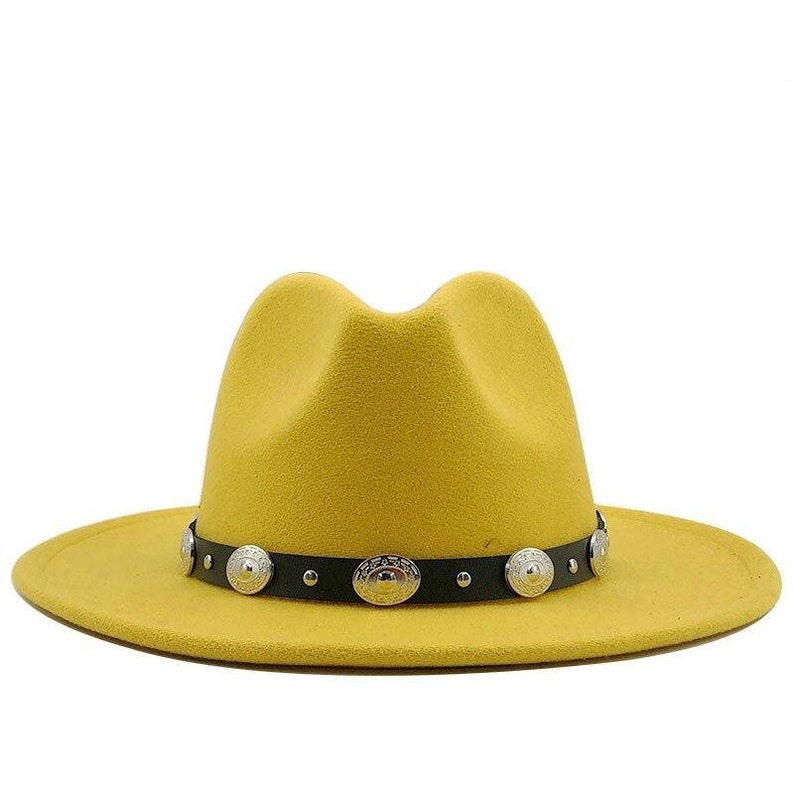 British Fedora Hat Men Women Fashion Jazz Hat Fedoras Chapeau Church hat High Quality Wool Felt Trilby Fedora Hat With Leather Band