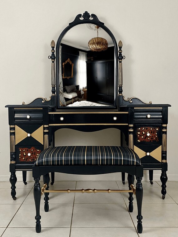 Dressing Table Vintage Vanity MakeUp Vanity Vanity with Etsy