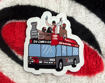 Carolina Hurricanes Raleigh NC Stanley Cup Parad-klistermärke