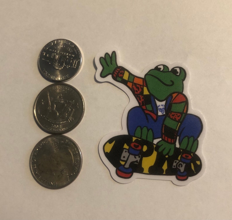 Froggy Styles Semi-Gloss and Weatherproof Sticker