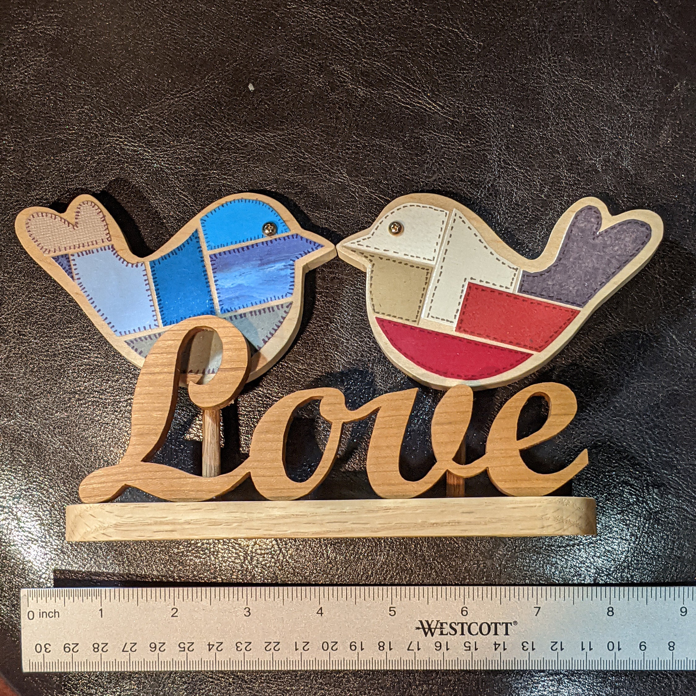 Love Birds Figurine in Solid Hardwoods Noelle Loves This Etsy