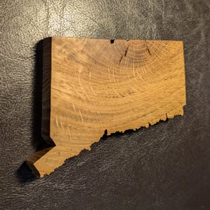Connecticut Magnet in Solid White Oak