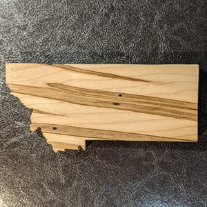 Montana Magnet in Solid Ambrosia Maple