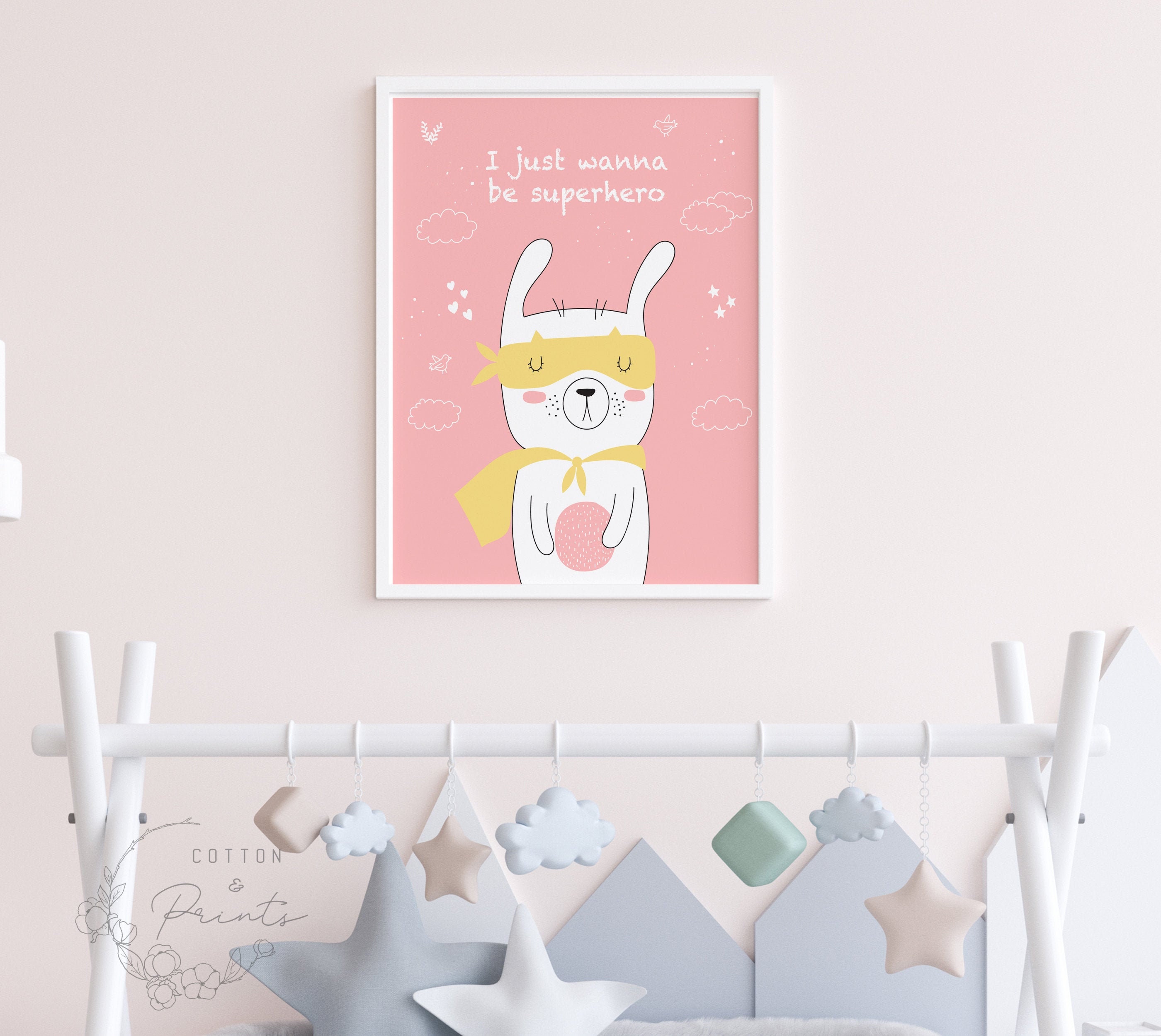 Superhelden Kinderzimmer Dekor für junge oder Mädchen Instant | Etsy