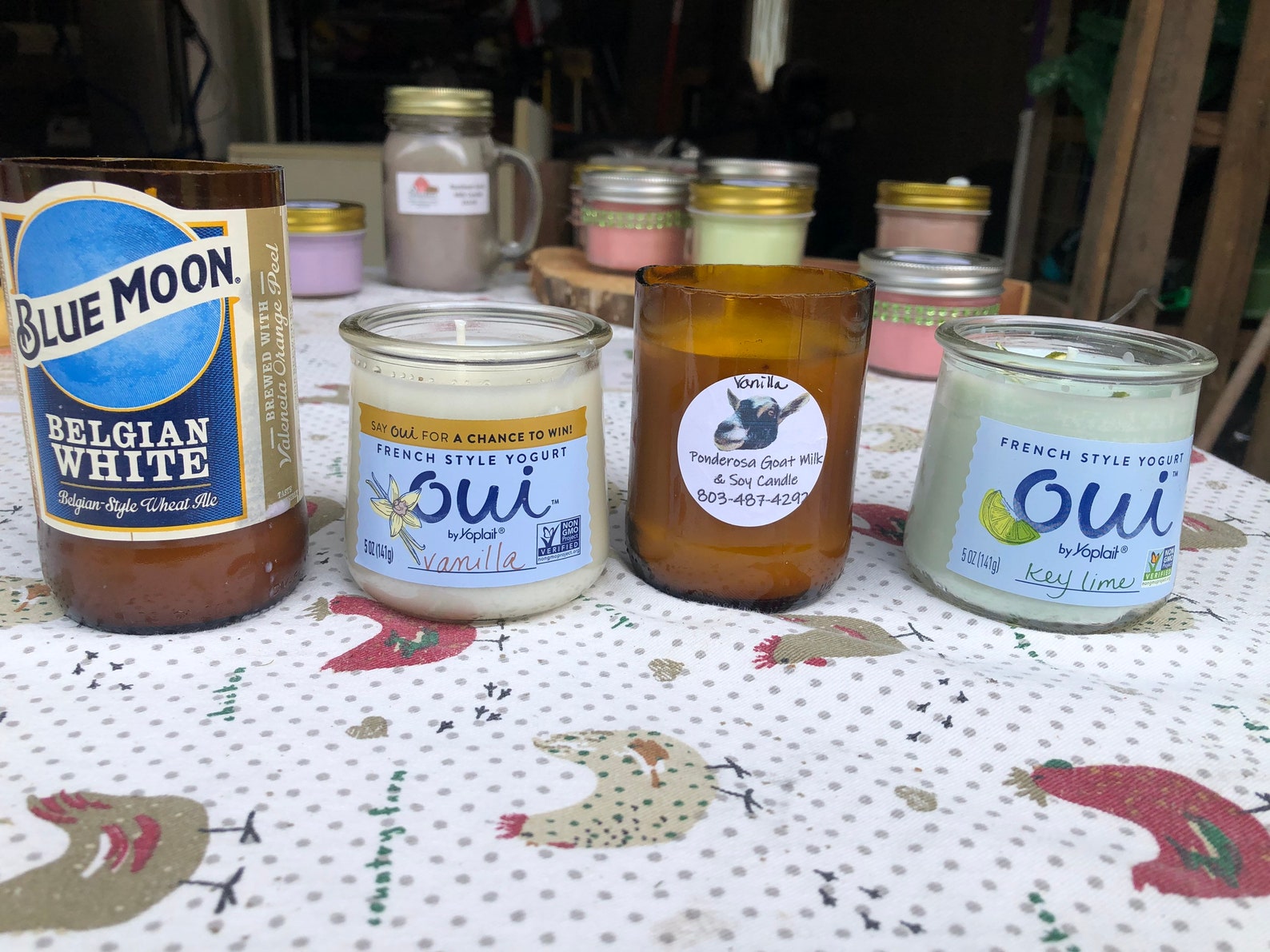 Creamy goat milk candles Etsy