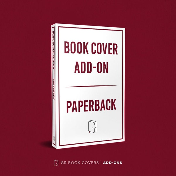 Paperback Book Cover Etsy