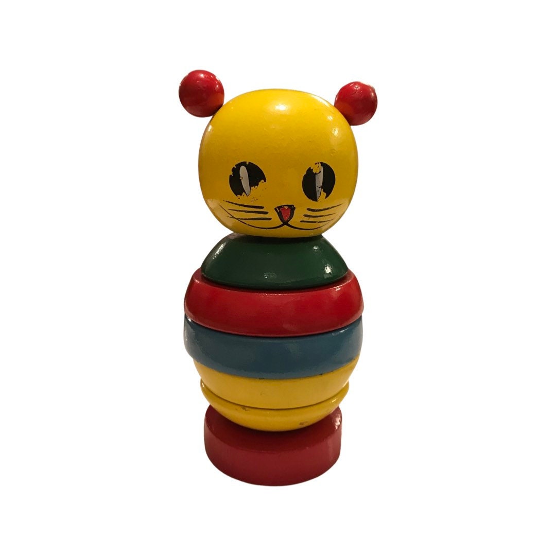 Rare Brio Stacking Toy Brio Cat Brio Katt Swedish Wood Toy - Etsy Sweden