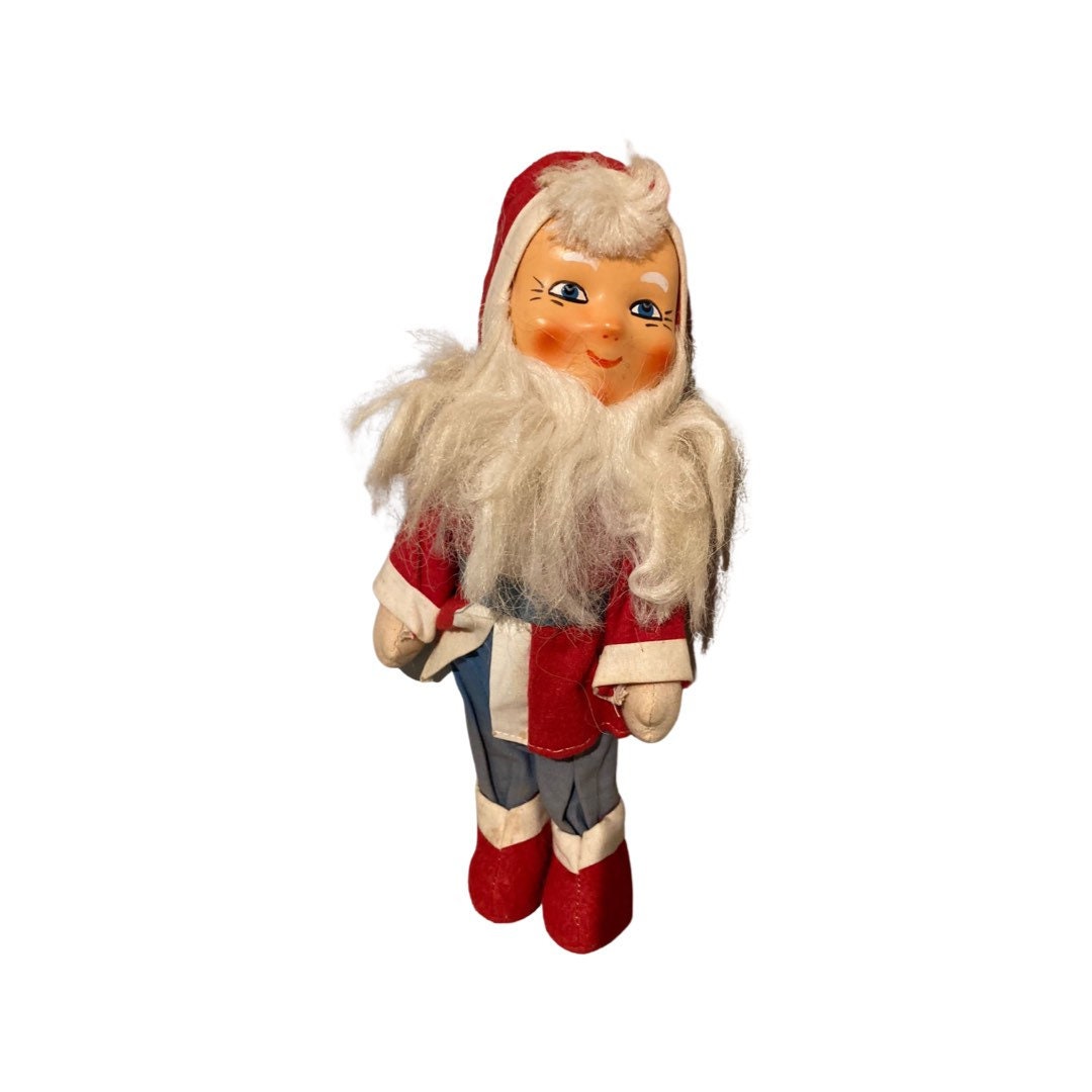 Vintage Santa Doll Vintage Tomte Elf Scandinavian Etsy