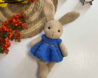 Crochet Pattern PDF in English, Amigurumi Baby Bunnie,