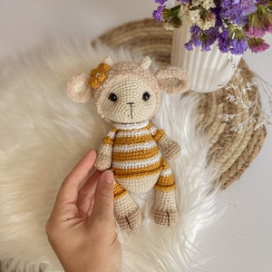 PATTERN: Crochet sheep - Amigurumi sheep pattern - crocheted sheep pattern – crochet lamb pattern - PDF crochet pattern - tutorial
