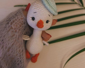 Crochet Goose Pattern: Amigurumi Toy (English PDF)