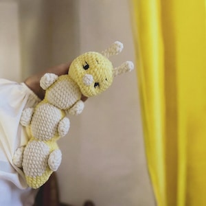PATTERN Wormi Caterpillar Crochet, caterpillar pattern, amigurumi caterpillar pattern, PDF crochet pattern, English and Deutsch