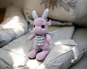 Schema Amigurumi Drago all'uncinetto (schema PDF)