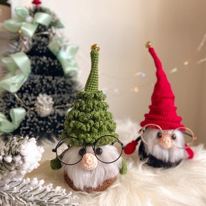 Gnome patterns pdf Christmas , 2in1 patterns gnomes, crochet holders gnomes, crochet winter gnomes, tree gnomes, Santa gnomes