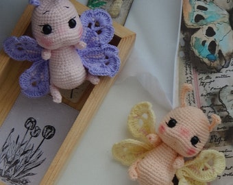 Butterfly crochet PATTERN, crochet butterfly, amigurumi butterfly crochet pattern PDF