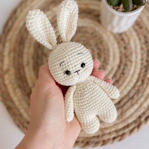 CROCHET PATTERN, Amigurumi Baby Bunni- English  Tutorial