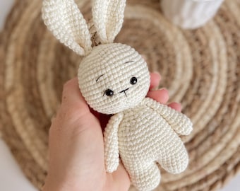 CROCHET PATTERN, Amigurumi Baby Bunni- English  Tutorial