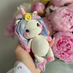 Crochet UNICORN pattern, writtern pattern, German PDF download, baby unicorn, amigurumi, unicorn pattern, Deutsch pattern, crochet unicorn