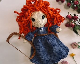 PDF CROCHET PATTERN Scottish Princess Doll Crochet Pattern // Amigurumi // Doll Crochet Pattern // Princess Crochet //