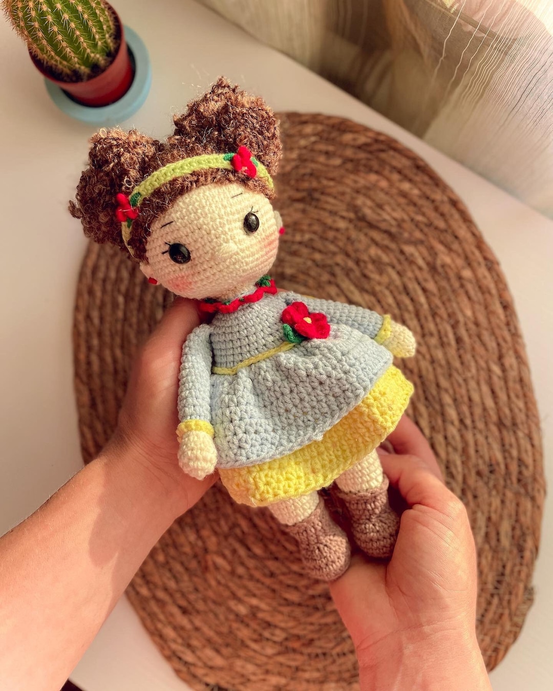 Doll Katy Amigurumi Pattern Doll Crochet PDF Pattern 