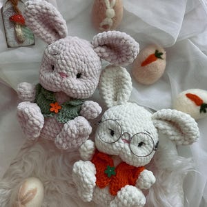 Patron au crochet lapin de Pâques, modèle amigurumi lapin de pâques, modèle au crochet lapin, PDF anglais, tutoriel DIY