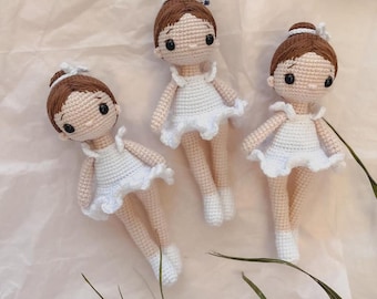 Ballerina Doll Crochet Pattern, Amigurumi (PDF Pattern)