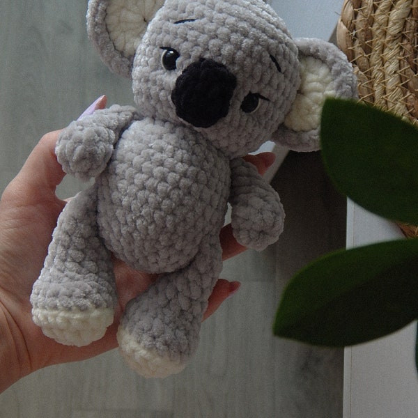 PDF pattern - Amigurumi pattern The Little Koala Crochet Pattern, Koala Pattern, Language: English