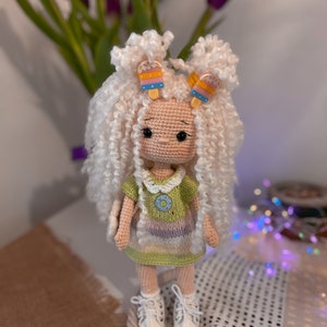 Crochet doll pattern, Amigurumi doll pattern Amigurumi tutorial pdf file,