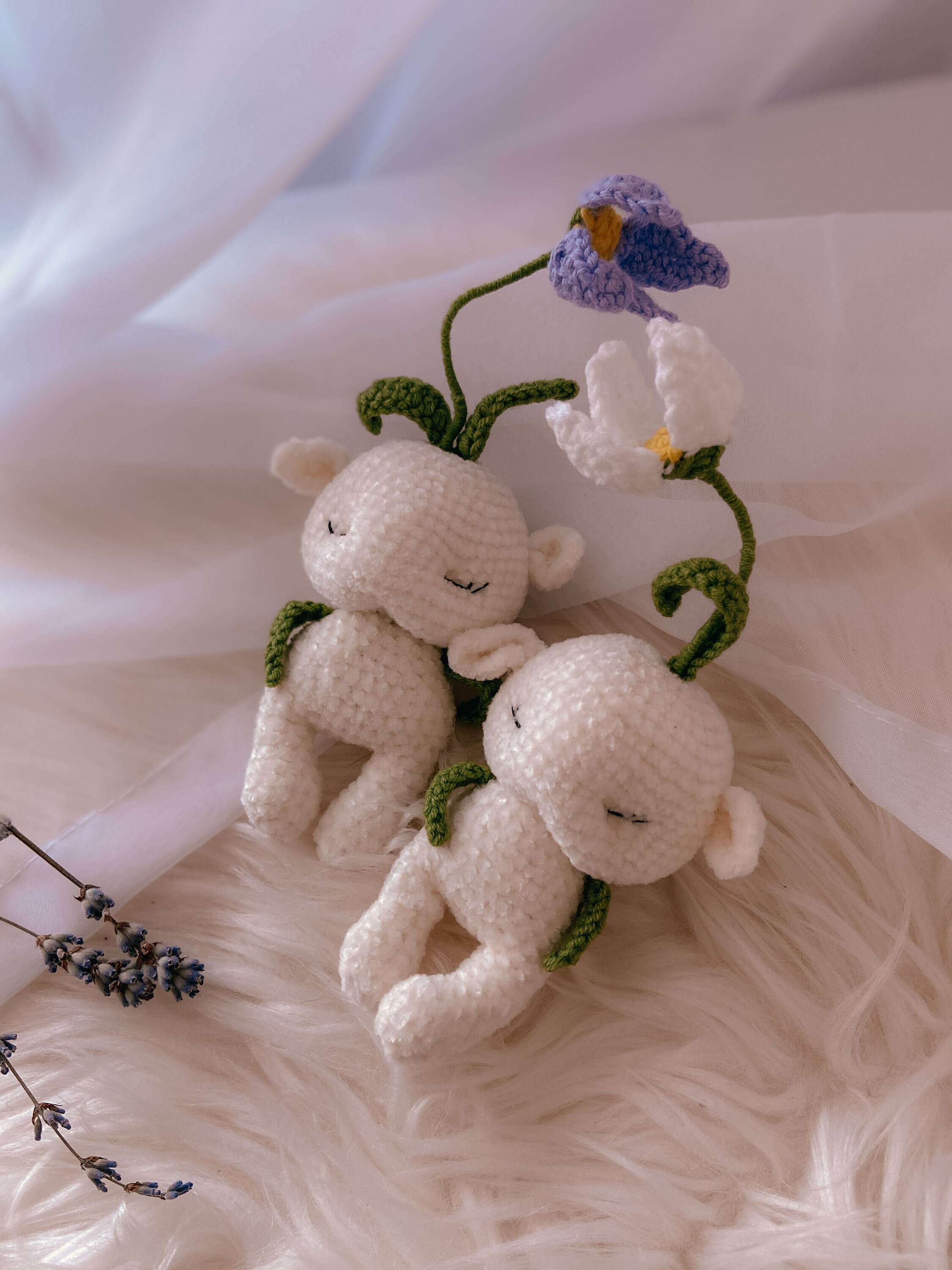 Flower Amigurumi Crochet Pattern – Sleepy Toy (PDF Download) - Etsy
