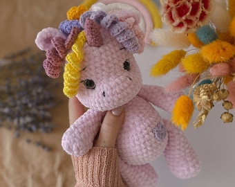 Gehaakt eenhoornpatroon – amigurumispeelgoed (pdf-patroon)