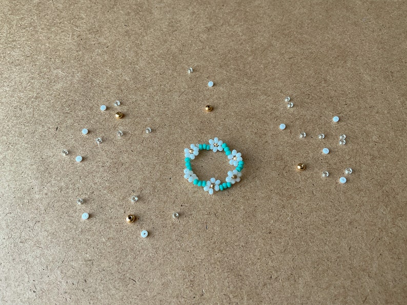 Set of Two Beaded Rings
