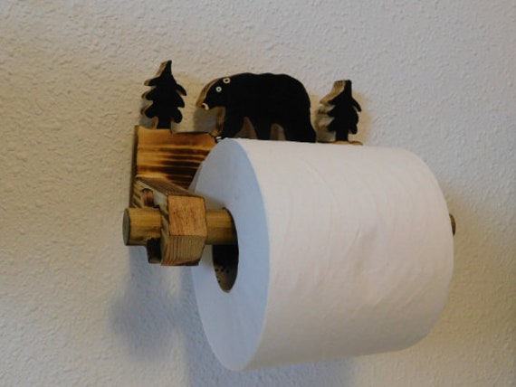 Bathroom Toilet Paper Holder Black - Dear Household