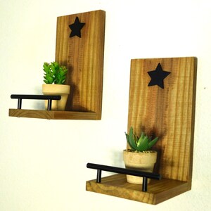 Wooden Wall Shelf, Handmade Decor Shelf