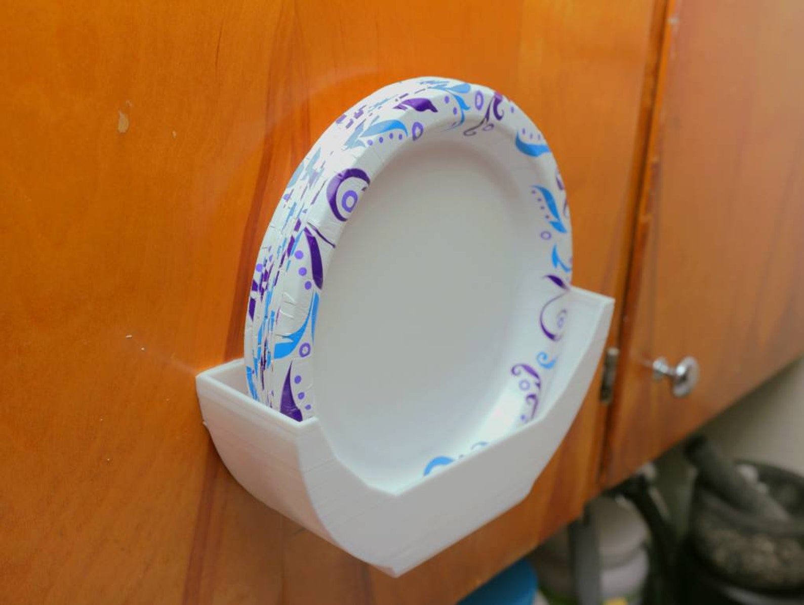 Digital File Paper Plate Holder Stl 3d Printing Etsy Finland