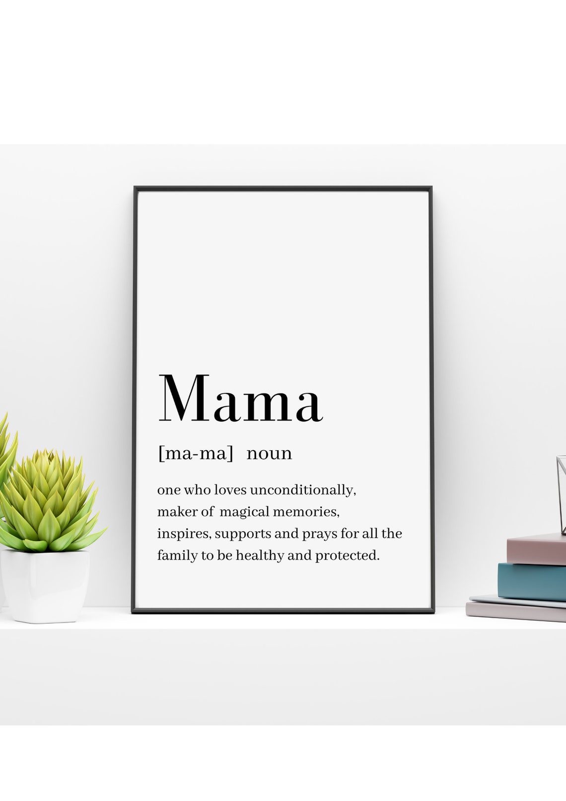 Mama definition Printable home decor decor wall decor Etsy