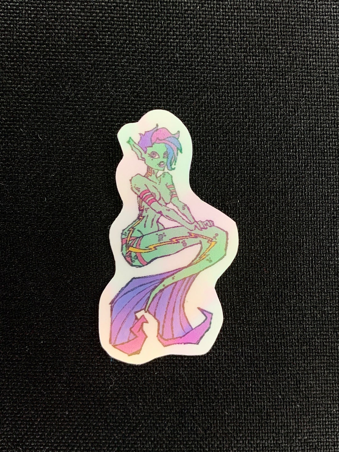 Mermaid and Mimic Stickers - Etsy