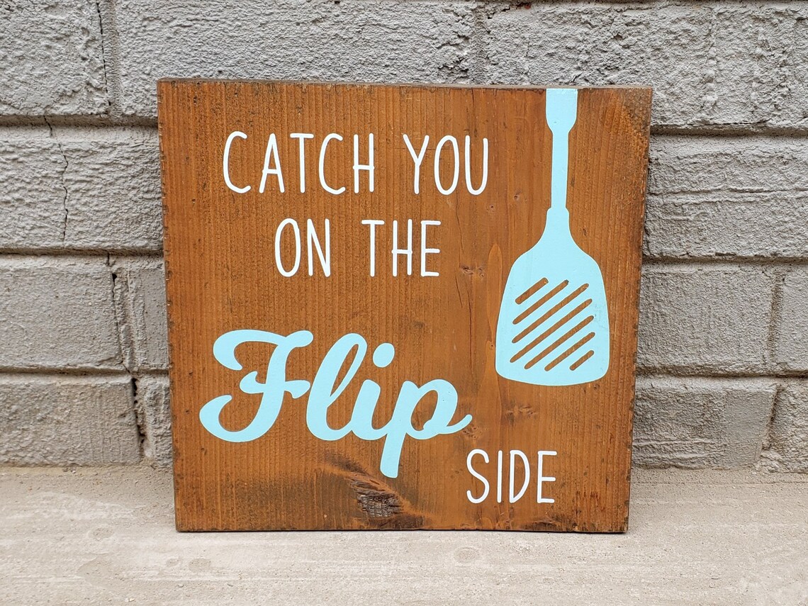 Catch You on the FLIP Side/ Digital Cut File/ Laser Cut / Etsy