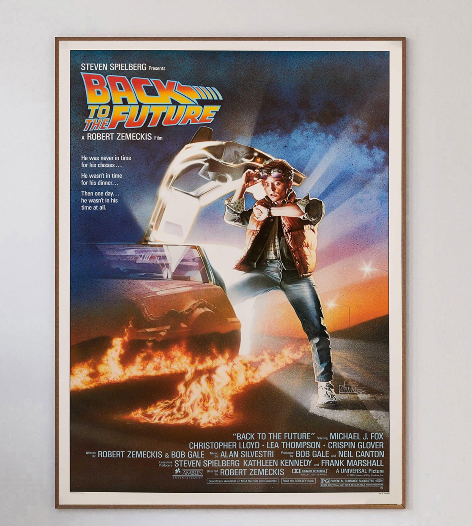 Back to the Future Original Vintage Poster Etsy