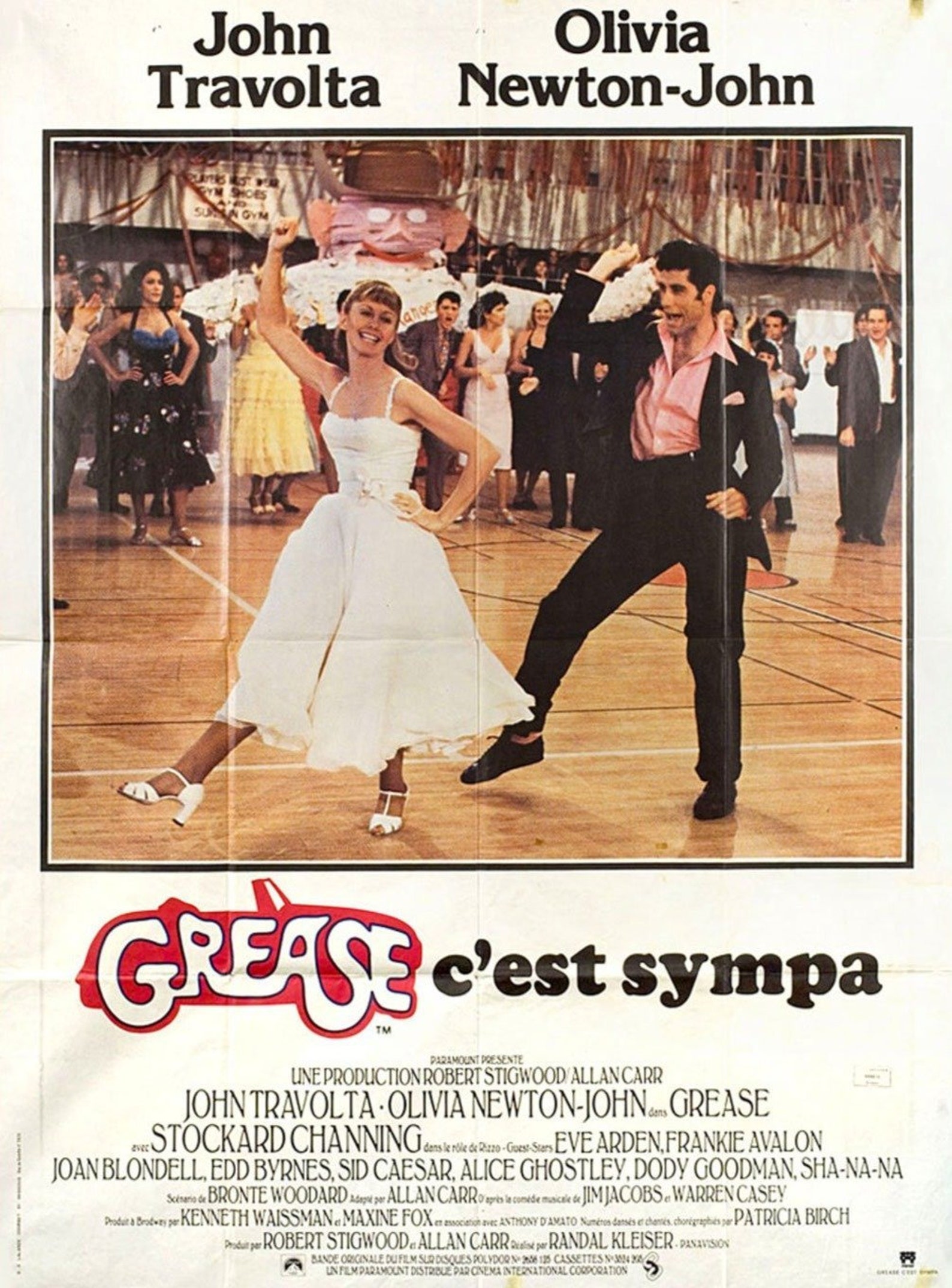 Grease Français Affiche vintage originale Etsy