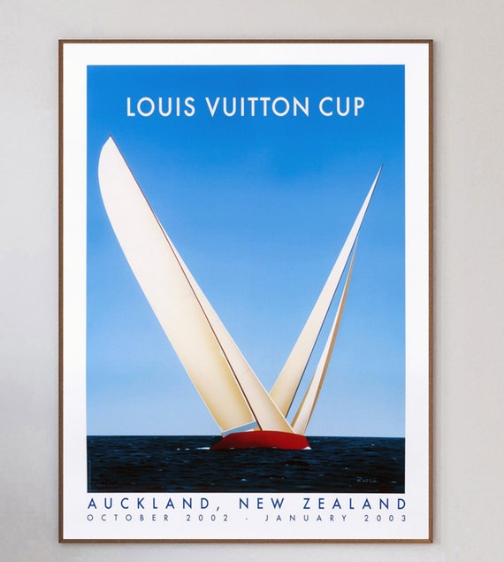 Louis Vuitton Cup 02 Auckland Razzia Original Vintage Etsy