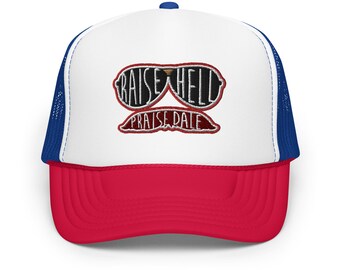 Raise Hell Praise Dale Classic Black Foam Trucker Sombrero