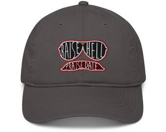 Raise Hell Praise Dale Classic Organic Baseball Cap — Carbón