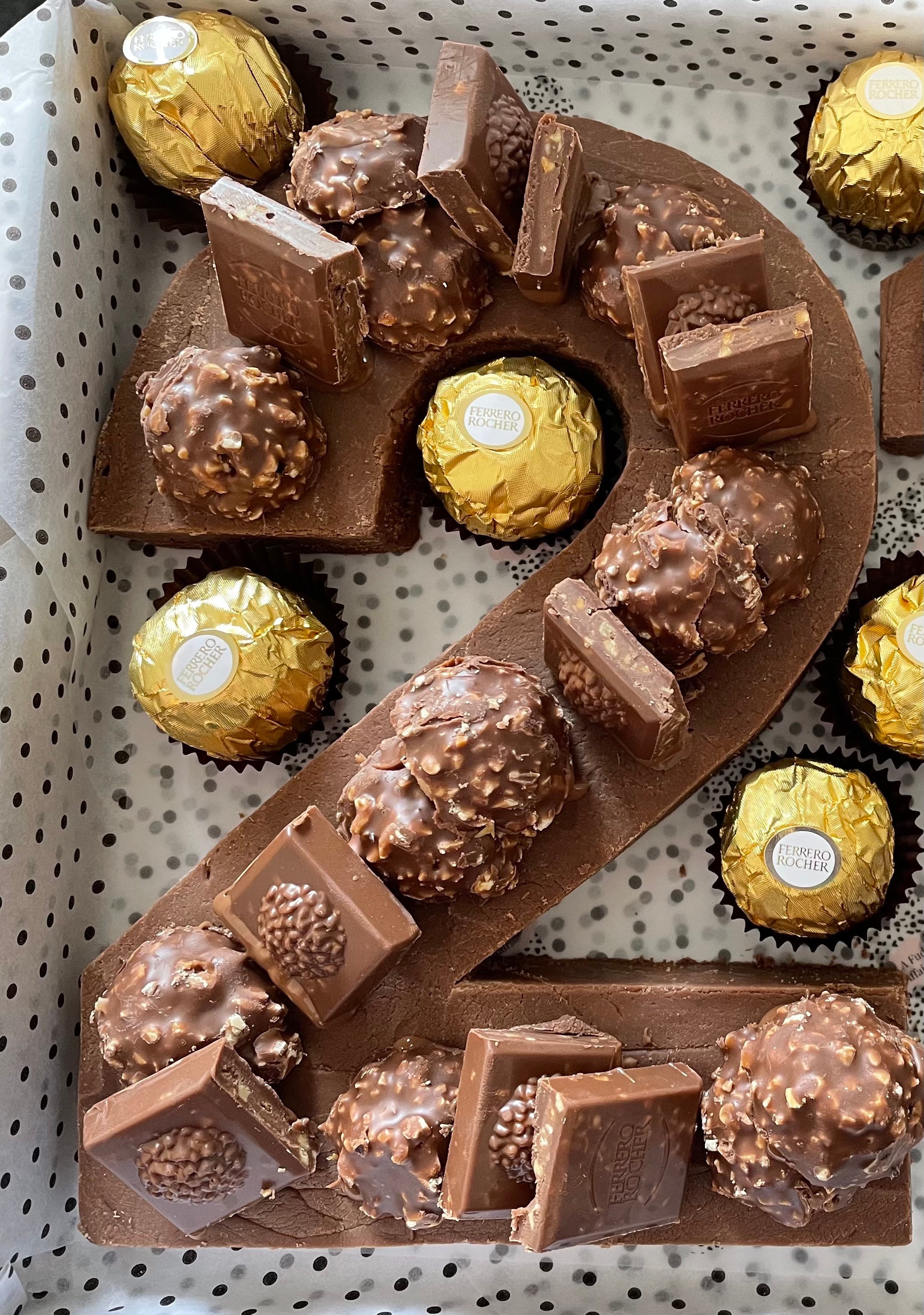 GIANT FUDGE NUMBER A great alternative to a traditional Etsy